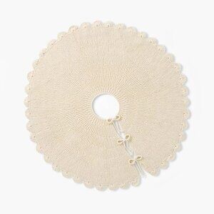 Scalloped Knit Tree Skirt Cream - Threshold Studio McGee, Target‎ Christmas 2024